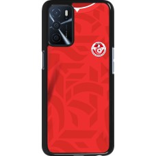 Oppo A16s Case Hülle - Tunesien 2022 personalisierbares Fussballtrikot