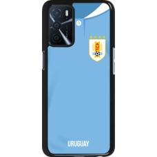 Oppo A16s Case Hülle - Uruguay 2022 personalisierbares Fussballtrikot