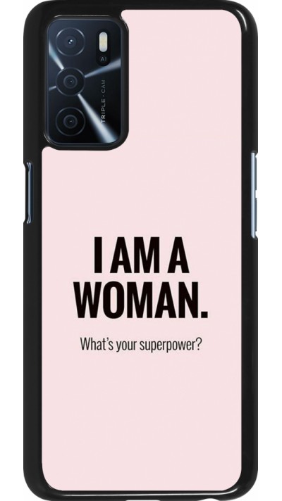 Coque Oppo A16s - I am a woman