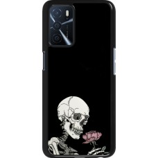 Coque OPPO A16s - Halloween 2023 rose and skeleton