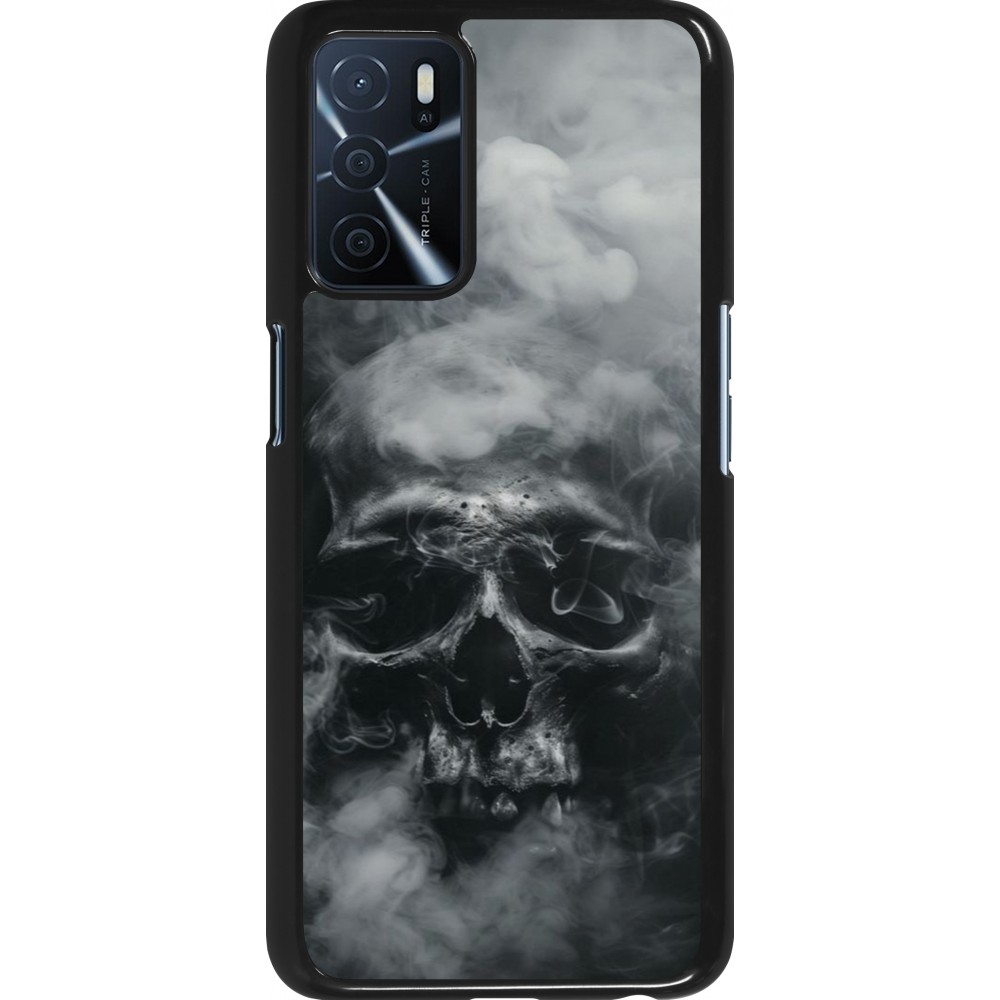 Coque OPPO A16s - Halloween 2024 smoky skull