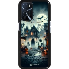 Coque OPPO A16s - Halloween Spookville