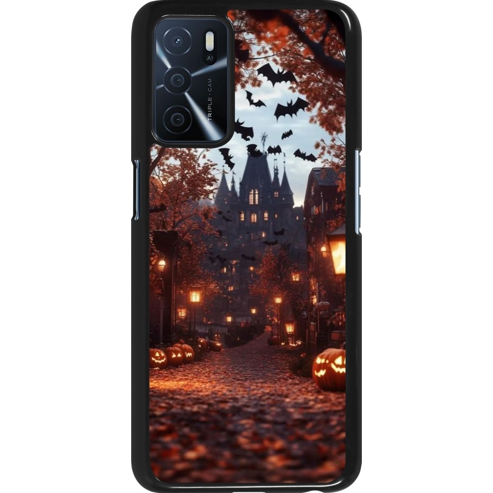 Coque OPPO A16s - Halloween 2025 Haunted house