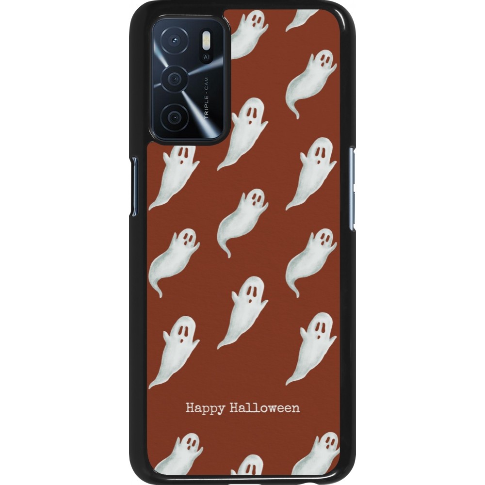 Coque OPPO A16s - Halloween 2025 Pattern of ghosts