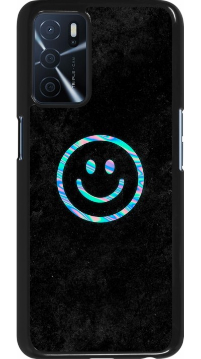 Coque Oppo A16s - Happy smiely irisé