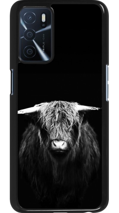 Oppo A16s Case Hülle - Highland calf black