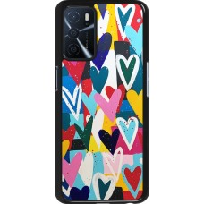 Oppo A16s Case Hülle - Joyful Hearts