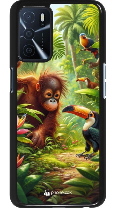 Coque OPPO A16s - Jungle Tropicale Tayrona