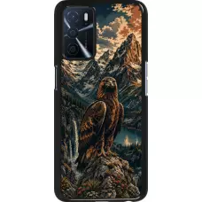 Coque OPPO A16s - Linocut Aigle Royal