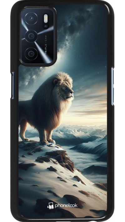 Coque OPPO A16s - Le lion blanc