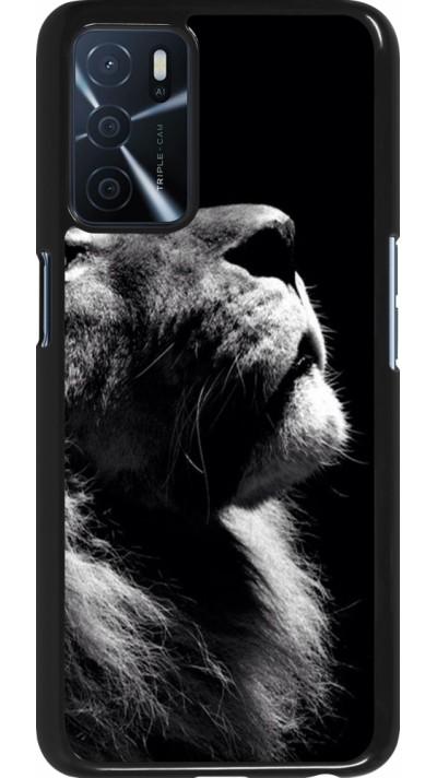 Coque Oppo A16s - Lion looking up