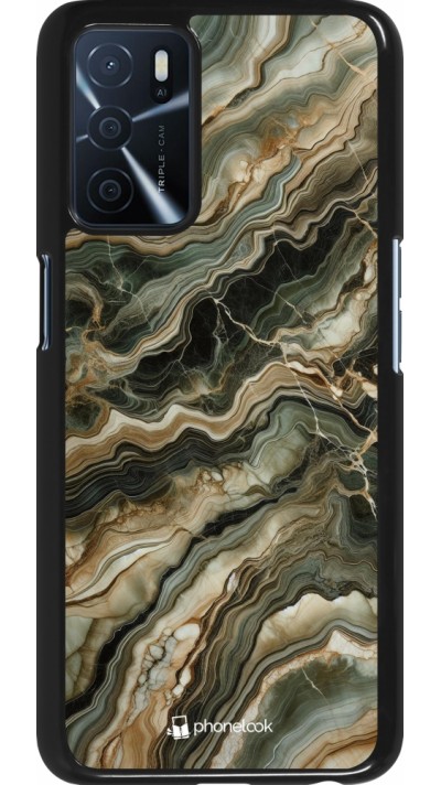 Coque OPPO A16s - Marbre Olive