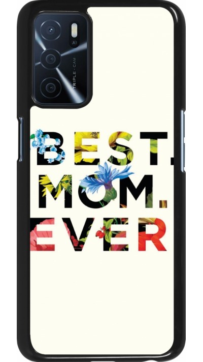 OPPO A16s Case Hülle - Mom 2023 best Mom ever flowers