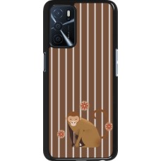 Coque OPPO A16s - Monkey with stripes