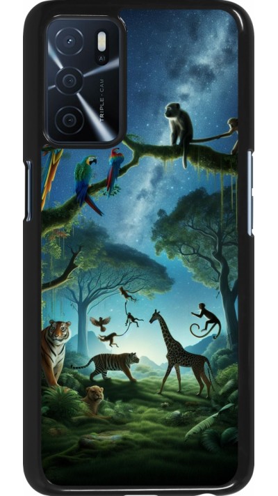 OPPO A16s Case Hülle - Paradies der exotischen Tiere