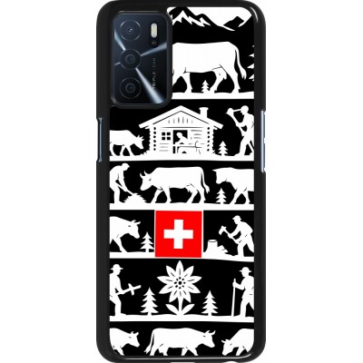 Coque OPPO A16s - Poya Suisse 1 noir