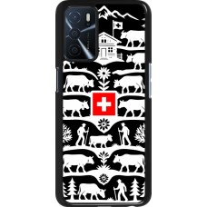 Coque OPPO A16s - Poya Suisse 3 noir