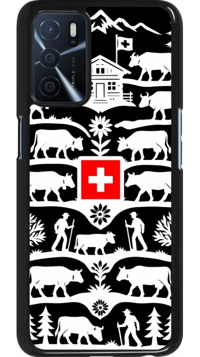 Coque OPPO A16s - Poya Suisse 3 noir