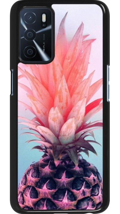 Oppo A16s Case Hülle - Purple Pink Pineapple