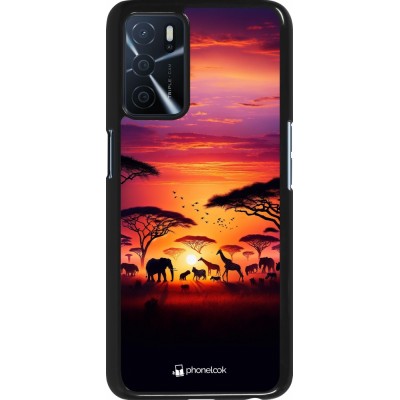 Coque OPPO A16s - Safari sunset wildlife