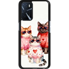 OPPO A16s Case Hülle - Saint Valentines Day 26 Cat Love