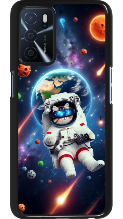 Coque OPPO A16s - VR SpaceCat Odyssey