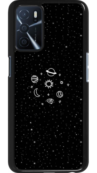 Coque Oppo A16s - Space Doodle