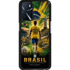 Coque OPPO A16s - Football Brésil splash 2026