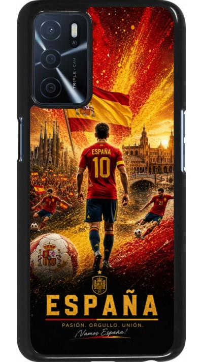 Coque OPPO A16s - Football Espagne splash 2026