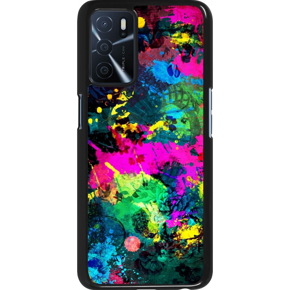 Oppo A16s Case Hülle - Splash paint