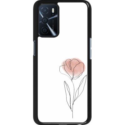 OPPO A16s Case Hülle - Spring 23 minimalist flower