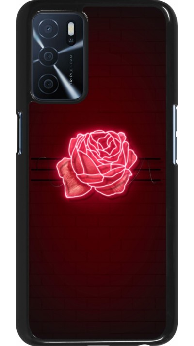 OPPO A16s Case Hülle - Spring 23 neon rose