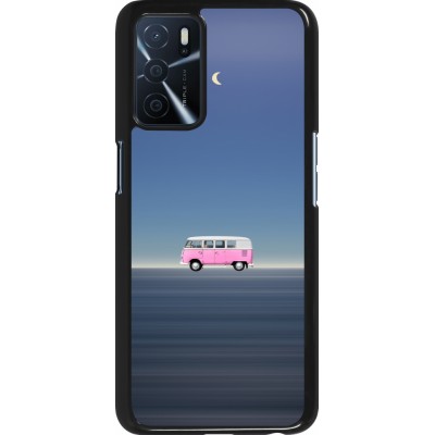OPPO A16s Case Hülle - Spring 23 pink bus