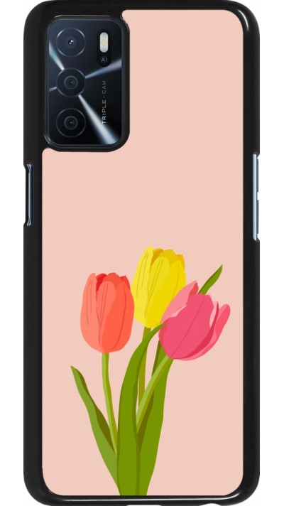 OPPO A16s Case Hülle - Spring 23 tulip trio