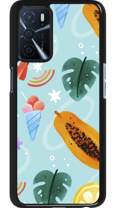 Coque OPPO A16s - Summer 2025 Pattern papaya