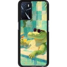 OPPO A16s Case Hülle - Crocodile in the swimming pool Summer 2026