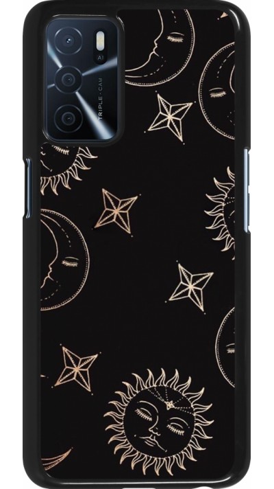 Oppo A16s Case Hülle - Suns and Moons