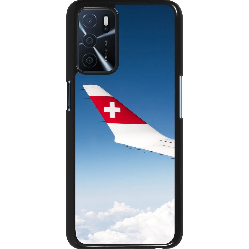 Coque OPPO A16s - Fête Nationale Suisse Sky Swiss Flag