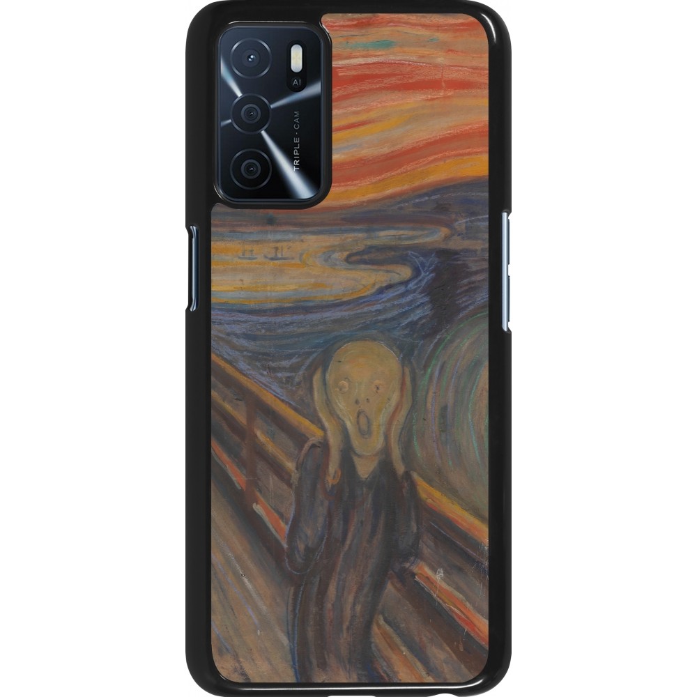 Coque OPPO A16s - Tableau art - Le Cri - Edvard Munch