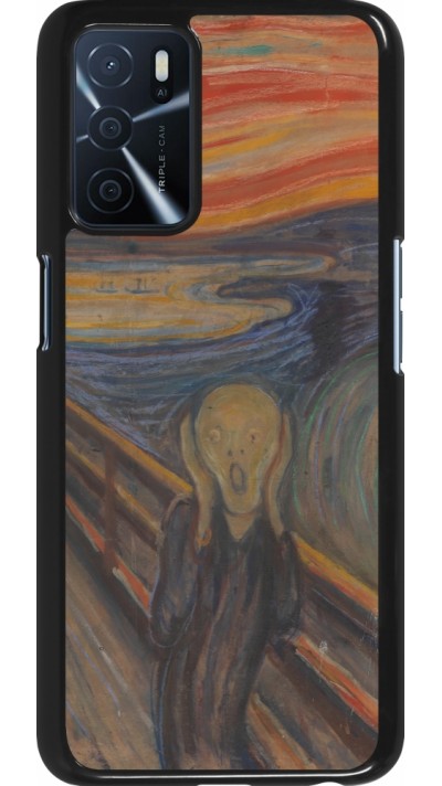 Coque OPPO A16s - Tableau art - Le Cri - Edvard Munch