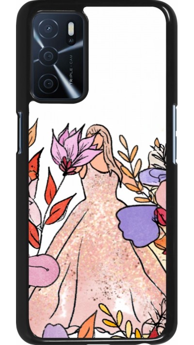 Coque OPPO A16s - Taylor Swift Sketch - White