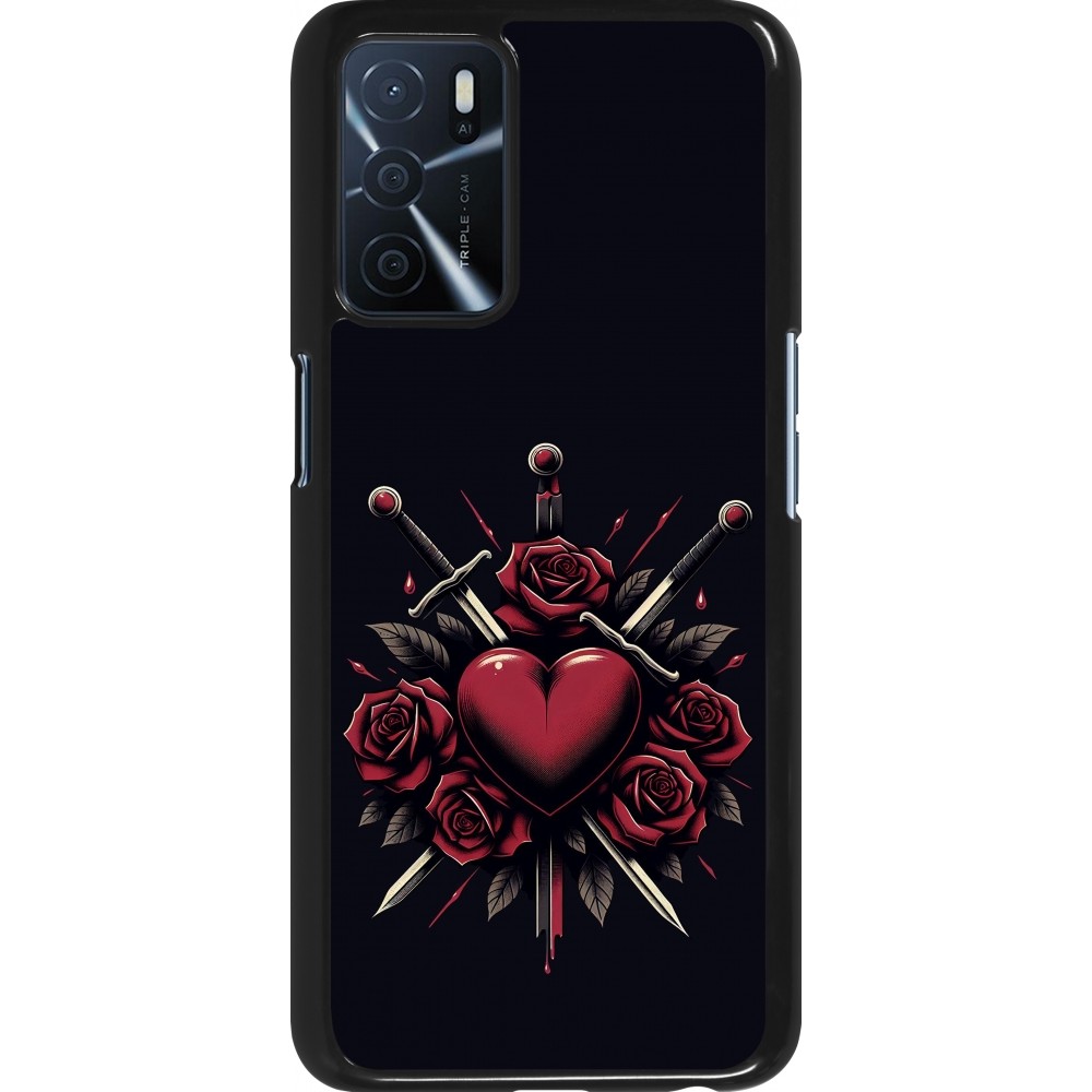 Coque OPPO A16s - Valentine 2024 gothic love