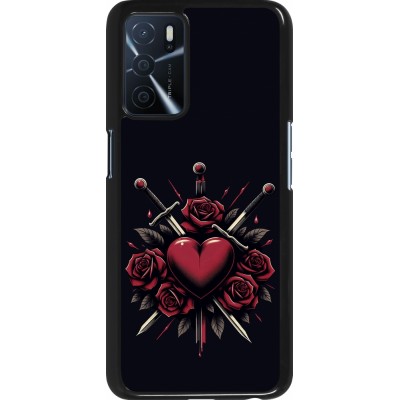 OPPO A16s Case Hülle - Valentine 2024 gothic love