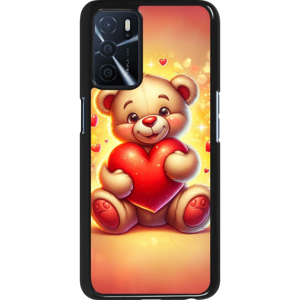 OPPO A16s Case Hülle - Valentin 2024 Teddy Liebe