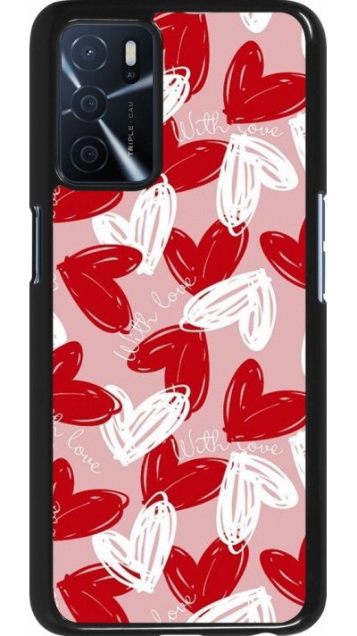Coque OPPO A16s - Valentine 2024 with love heart