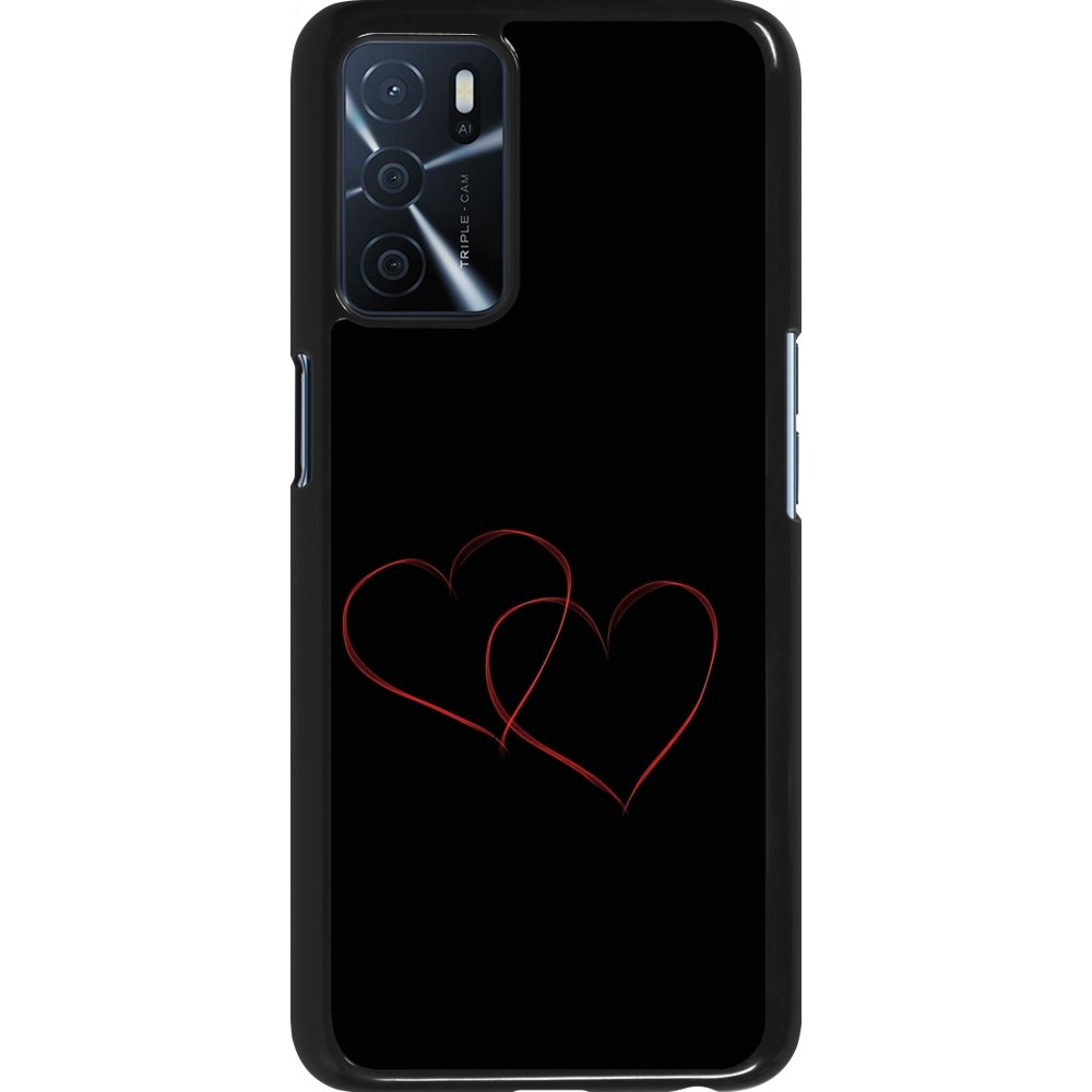 Coque Oppo A16s - Valentine 2023 attached heart