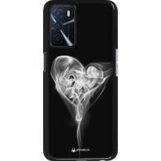 Oppo A16s Case Hülle - Valentine 2022 Black Smoke