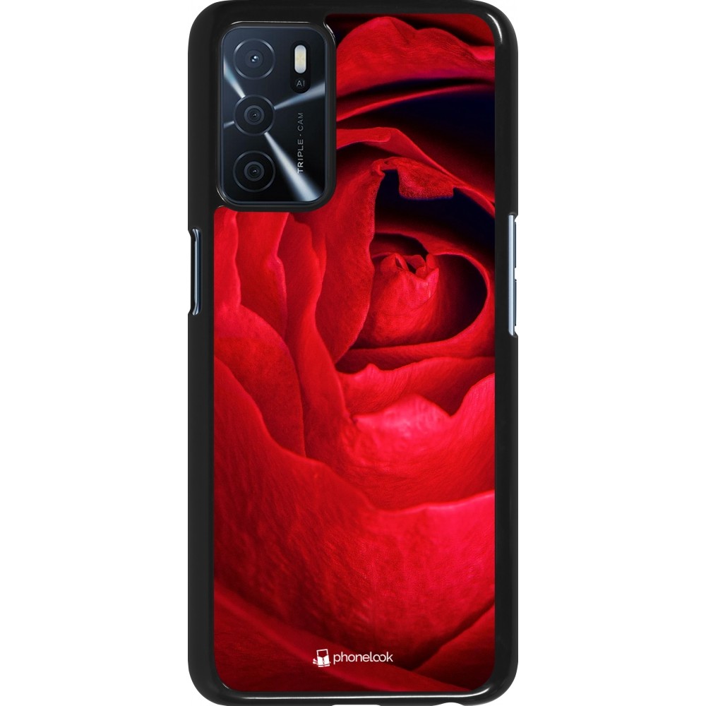 Oppo A16s Case Hülle - Valentine 2022 Rose