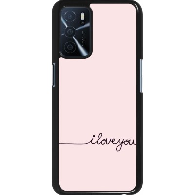 Oppo A16s Case Hülle - Valentine 2023 i love you writing