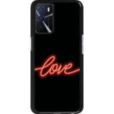 Coque Oppo A16s - Valentine 2023 neon love
